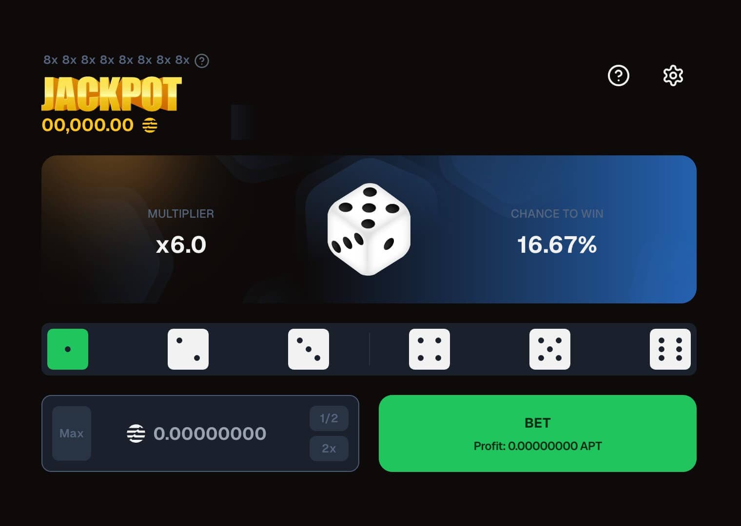 Flipcoin game interface